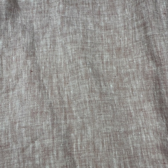 Cynthia Rowley 100% Linen Wide Leg Cropped Pull One Elastic Waist Pink Pants L - Picture 14 of 16